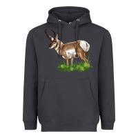 Smoke pronghorn Heavyweight Hoodie - LillyAllenDesigns