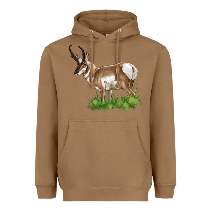 Pronghorn Heavyweight Hoodie by LillyAllenDesigns | Teevron