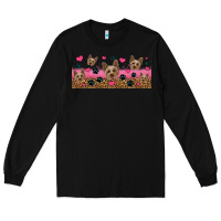 Black yorkie dogs Long Sleeve Tee - Jasminsmagicworld