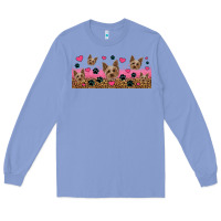 Colony Blue yorkie dogs Long Sleeve Tee - Jasminsmagicworld
