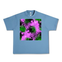 Pebble Blue halloween spider green leopard seamless pattern Urban Heavy Tee - BundleAndBundleShop