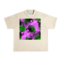Sandshell halloween spider green leopard seamless pattern Urban Heavy Tee - BundleAndBundleShop