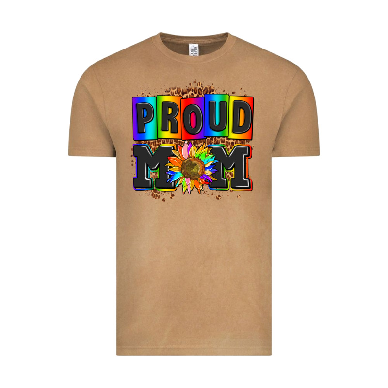 Proud Mom With Sunflower Vintage Tee by AdoDesignShop | Teevron