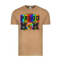 Vintage Camel proud mom with sunflower Vintage Tee - AdoDesignShop