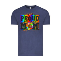 Vintage Denim proud mom with sunflower Vintage Tee - AdoDesignShop