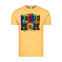 Vintage Mustard proud mom with sunflower Vintage Tee - AdoDesignShop