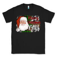 Black santa merry christmas y'all Classic Tee - AdoDesignShop