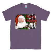 Lavender santa merry christmas y'all Classic Tee - AdoDesignShop