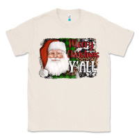 Natural santa merry christmas y'all Classic Tee - AdoDesignShop