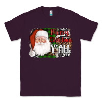 Plum santa merry christmas y'all Classic Tee - AdoDesignShop