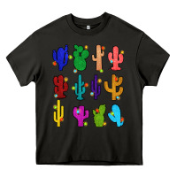 Asphalt christmas glitter cactus Heavy Core Tee - Zillion Design Studio