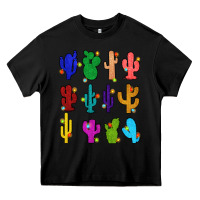 Black christmas glitter cactus Heavy Core Tee - Zillion Design Studio