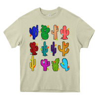 Mossy christmas glitter cactus Heavy Core Tee - Zillion Design Studio