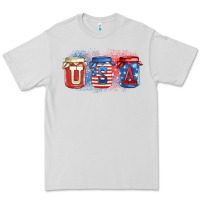 Dove Grey usa mason jars Premium Tee - Zillion Design Studio