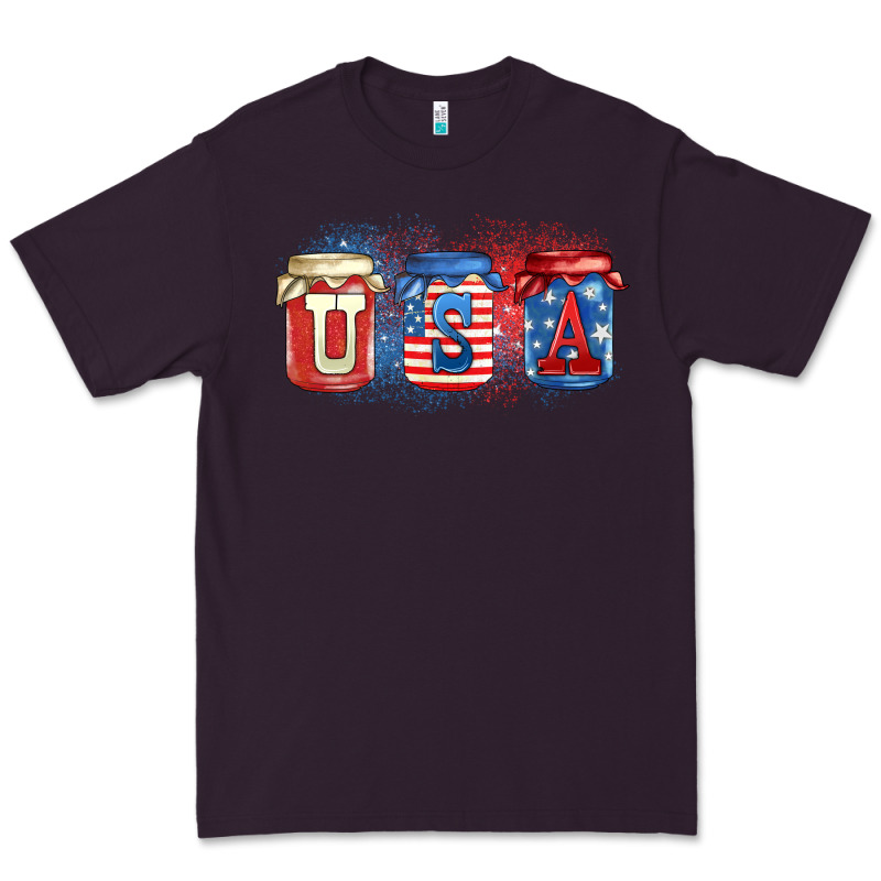 Usa Mason Jars Premium Tee by Zillion Design Studio | Teevron