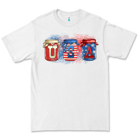 White usa mason jars Premium Tee - Zillion Design Studio