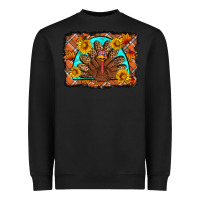 Black Thanksgiving Turkey Heavyweight Sweatshirt - Artiststas