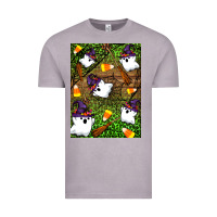 Vintage Zinc Halloween ghost Vintage Tee - Artiststas