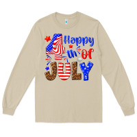 Mushroom happy 4th of july Long Sleeve Tee - NancyCooperArtShop