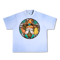 Grape Ice fall gnomes round earrings 1 Urban Heavy Tee - Artiststas