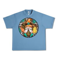 Pebble Blue fall gnomes round earrings 1 Urban Heavy Tee - Artiststas