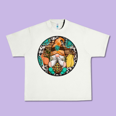 Fall Gnomes Round Earrings 1 Urban Heavy Tee Designed By Artiststas