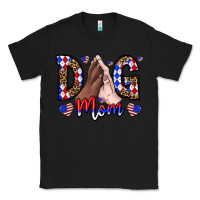 Black America Dog Mama Classic Tee - CowhideDigitalArt
