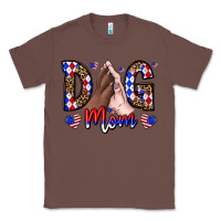 Chestnut America Dog Mama Classic Tee - CowhideDigitalArt