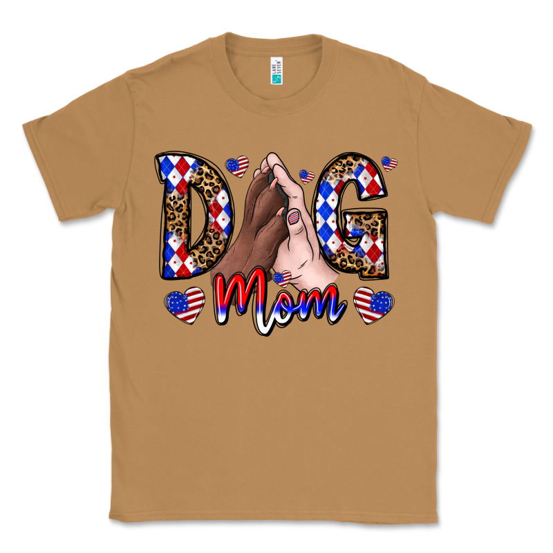 America Dog Mama Classic Tee by CowhideDigitalArt | Teevron