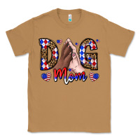 Toasted Coconut America Dog Mama Classic Tee - CowhideDigitalArt