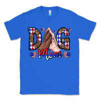 True Royal America Dog Mama Classic Tee - CowhideDigitalArt