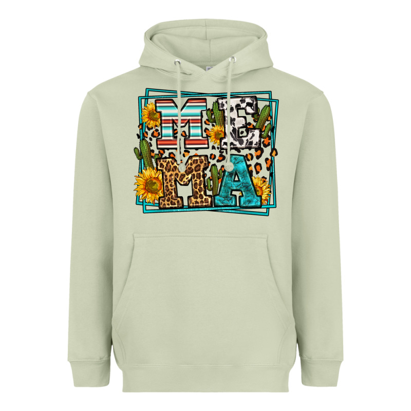 Western Leopard Mema Heavyweight Hoodie by LillyAllenDesigns | Teevron