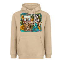 Mushroom western leopard mema Heavyweight Hoodie - LillyAllenDesigns