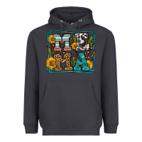 Smoke western leopard mema Heavyweight Hoodie - LillyAllenDesigns