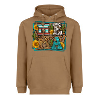 Toasted Coconut western leopard mema Heavyweight Hoodie - LillyAllenDesigns
