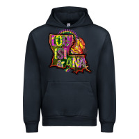 Navy louisiana map Urban Hoodie - CowGirlArtShop