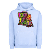 Pigment Grape Ice louisiana map Urban Hoodie - CowGirlArtShop