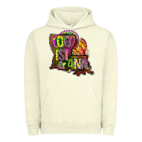 Pigment Pistachio louisiana map Urban Hoodie - CowGirlArtShop