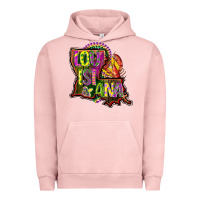 Pigment Salmon louisiana map Urban Hoodie - CowGirlArtShop