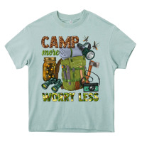 Arona camp more worry less Heavy Core Tee - texasbilliewilder
