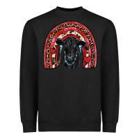 Black valentines black angus  rainbow Heavyweight Sweatshirt - JahusDesignShop
