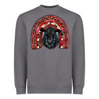 Storm valentines black angus  rainbow Heavyweight Sweatshirt - JahusDesignShop