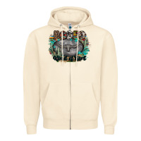 Sandshell rodeo kind of girl Zipper Hoodie - MaliasSmallBusiness