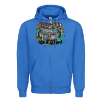 True Royal rodeo kind of girl Zipper Hoodie - MaliasSmallBusiness