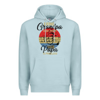 Blue Mist Being Grandpa İs An Honor Being Papa İs Priceless Premium Hoodie - Bettercallsaul