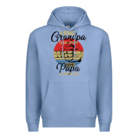 Colony Blue Being Grandpa İs An Honor Being Papa İs Priceless Premium Hoodie - Bettercallsaul
