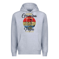 Heather Grey Being Grandpa İs An Honor Being Papa İs Priceless Premium Hoodie - Bettercallsaul