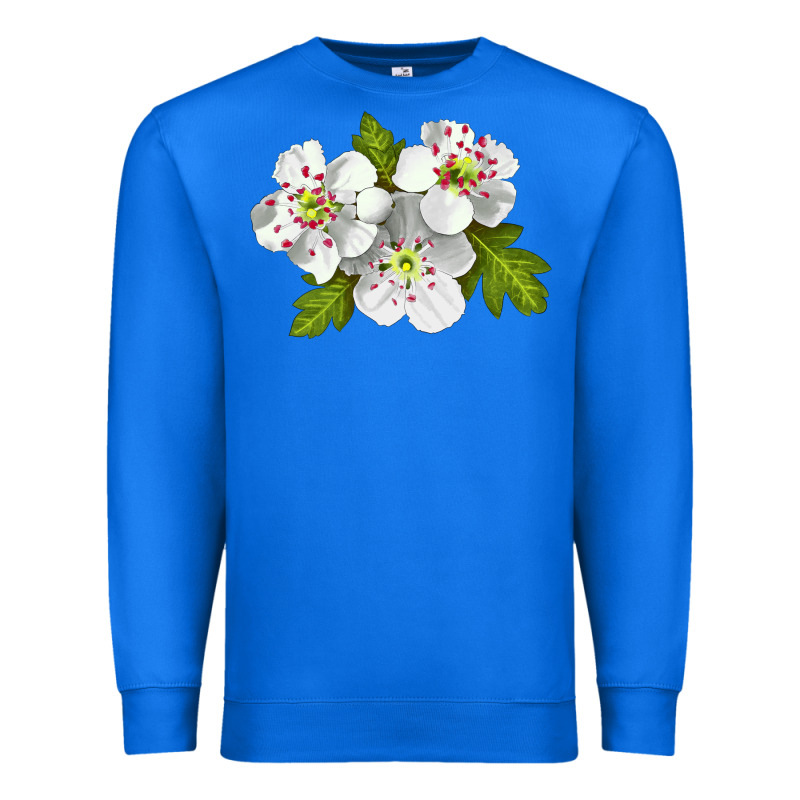 Hawthorn Flower Premium Sweatshirt by LillyAllenDesigns | Teevron
