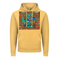 Vintage Mustard boom bitch get out the way Vintage Hoodie - HRA Design Shop