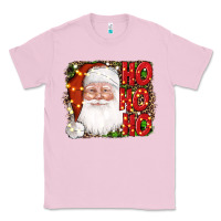Bubblegum Pink christmas ho ho ho santa clause Classic Tee - AdoDesignShop